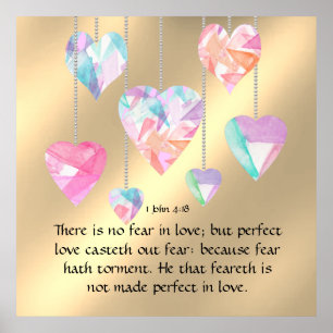 1. John 4:18 Poster