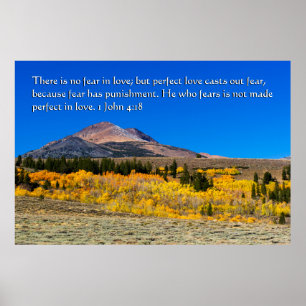 1. John 4:18 Poster
