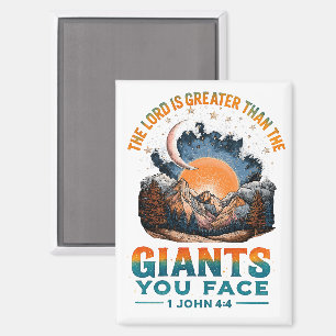 1. John 4:4 Magnet