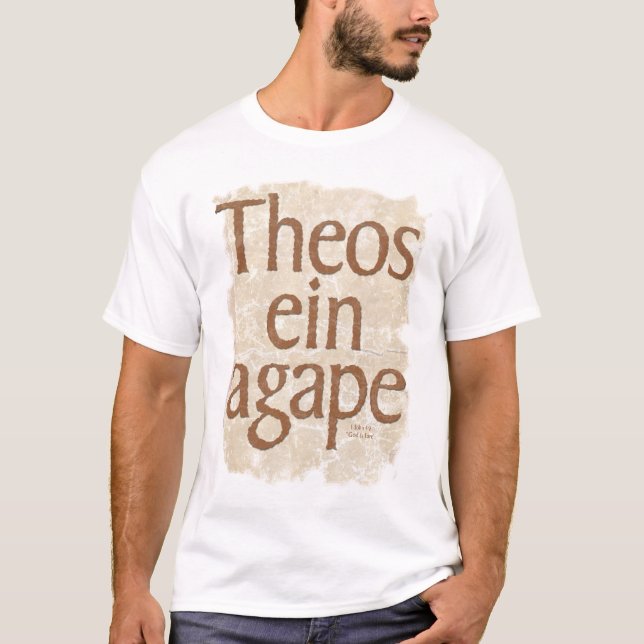 1 John-4:8 T-Shirt (Vorderseite)
