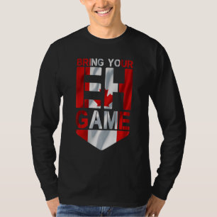 1. Juli Cana bringt Eh Game Canada Flaggenpreis T-Shirt