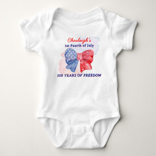 1. Juli-Vierhundertjahrfeier 250 Jahre Freiheit Br Baby Strampler