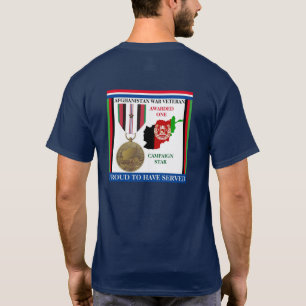 1 KAMPAGNSTAR AFGHANISTAN KRIEG VETERAN T-Shirt