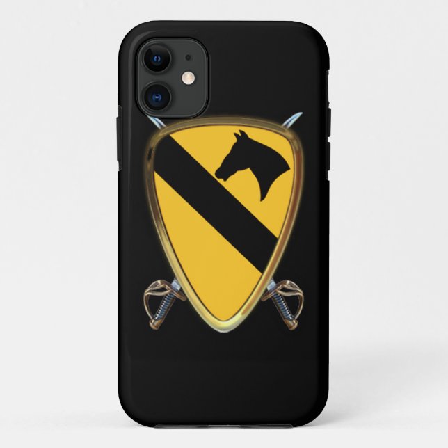 1. Kavallerie-Abteilung Case-Mate iPhone Hülle (Rückseite)