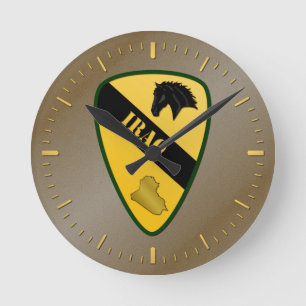 1. Kavallerie-Abteilung, der Irak Runde Wanduhr