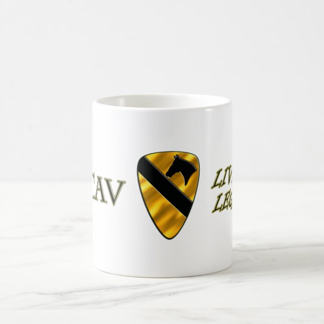 1. Kavallerie-Abteilung leben die Legende Kaffeetasse (Mittel)