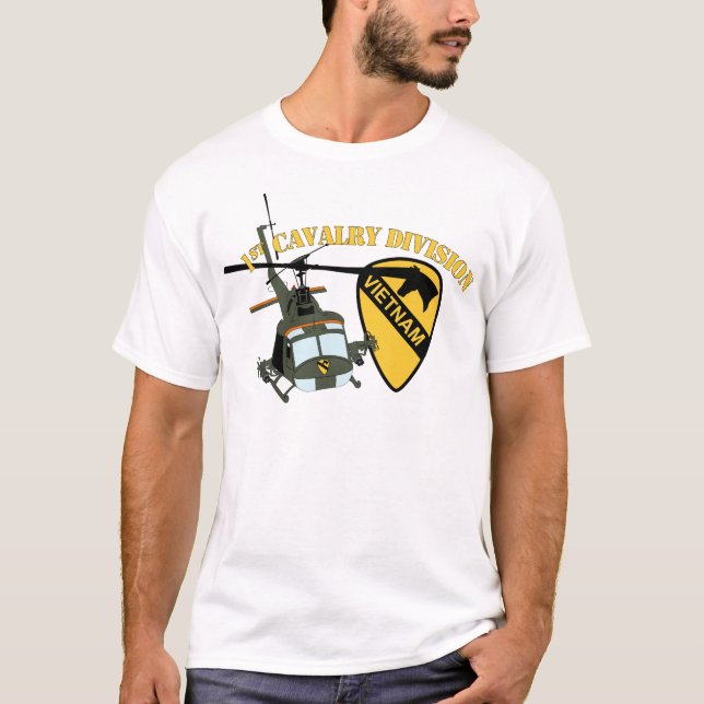 1. Kavallerie-Abteilung - Vietnam T-Shirt (Vorderseite)