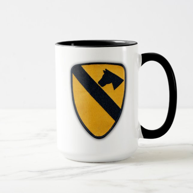 1. Kavallerie-Abteilungs-Luft Cav Fort Hood Tasse (Rechts)