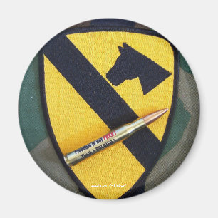 1. Kavallerie Div. cav Luftfort- hoodarmeetierarzt Magnet