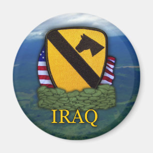 1. Kavallerie iraq Luftkav Veteranen Magnet