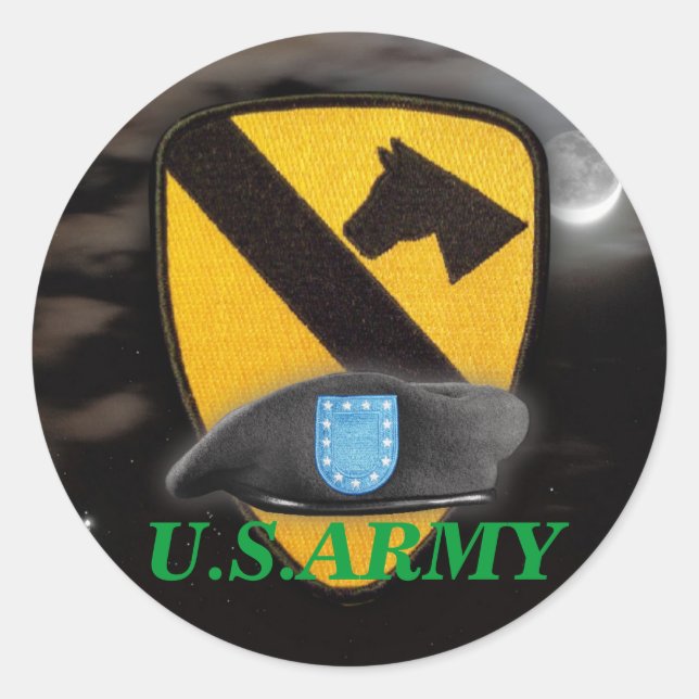 1. Kavallerie-Luftkav-Veteranen iraq Vets Sticker (Vorderseite)