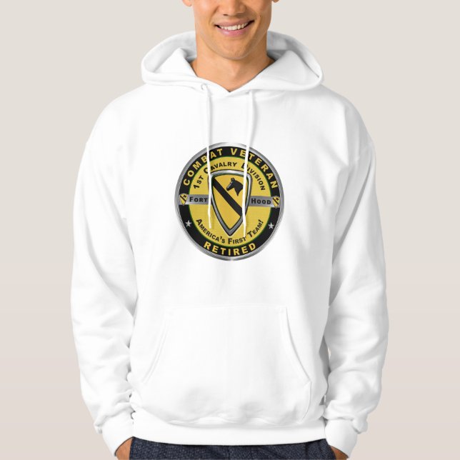 1. Kavallerieabteilung: müde Hoodie (Vorderseite)