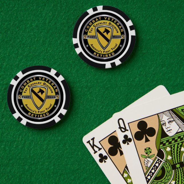 1. Kavallerieabteilung: müde Pokerchips (Pokertisch (doppelt))