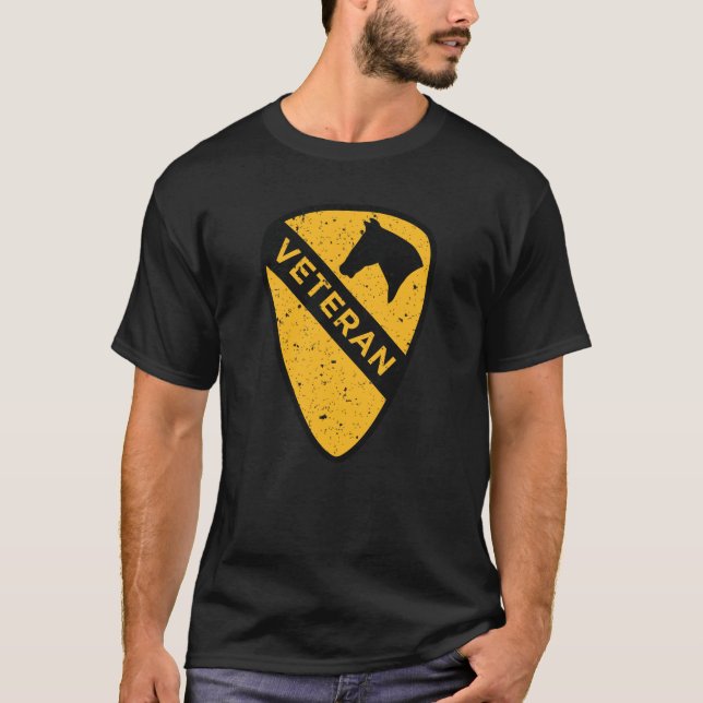 1. Kavallerieabteilung - Veteran (Vereinigte Staat T-Shirt (Vorderseite)