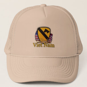 1. Kavallerieabteilungsvietnam-Veteranenhut Truckerkappe