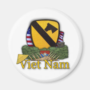 1. Kavallerieabteilungsvietnam-Veteranenkrieg Magnet