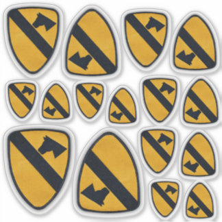 1. Kavalleriedivision Fort Hood Air Cav Contour Aufkleber