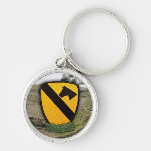 1. Kavalleriedivision patch air cav vets Schlüssel Schlüsselanhänger (Vorne)