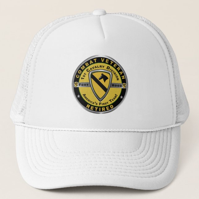 1. Kavalleriedivision Remüder Veteran Truckerkappe (Vorderseite)