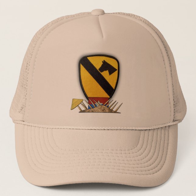 1. Kavalleriedivision vietnam nam War Patch Truckerkappe (Vorderseite)