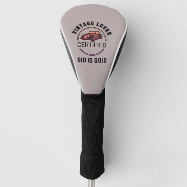 1.Kfz-Liebhaber Vintag   Golf Headcover (Vorderseite)