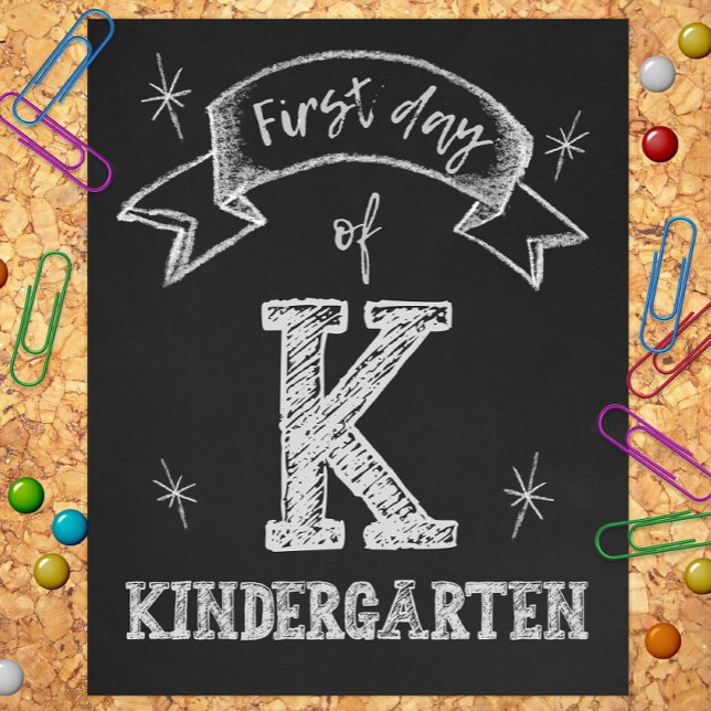 1. Kindergarten, erster Tag zurück zur Schule Fotodruck (Von Creator hochgeladen)