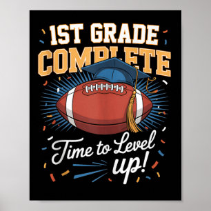 1. Klasse abgeschlossen Zeit zum Levelaufstieg Foo Poster