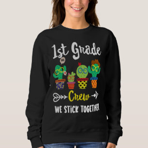 1. Klasse Crew Cactus Team 1. Klasse Lehrer Squash Sweatshirt