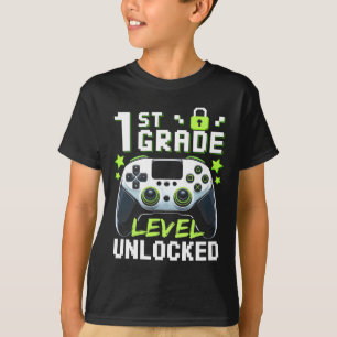1. Klasse freigeschalteter Videospieler Zurück zur T-Shirt