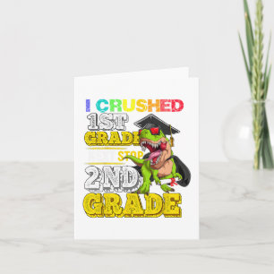 1. Klasse geschafft, auf ins 2. Schuljahr Dino-Gra Karte
