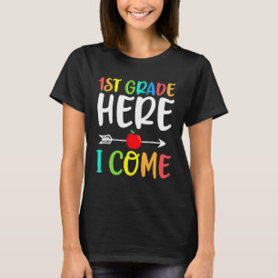 1. Klasse hier komme ich zurück zum Lehrer Schüler T-Shirt