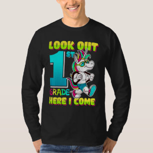 1. Klasse ich komme Süßes Einhorn Zurück zur Schu T-Shirt