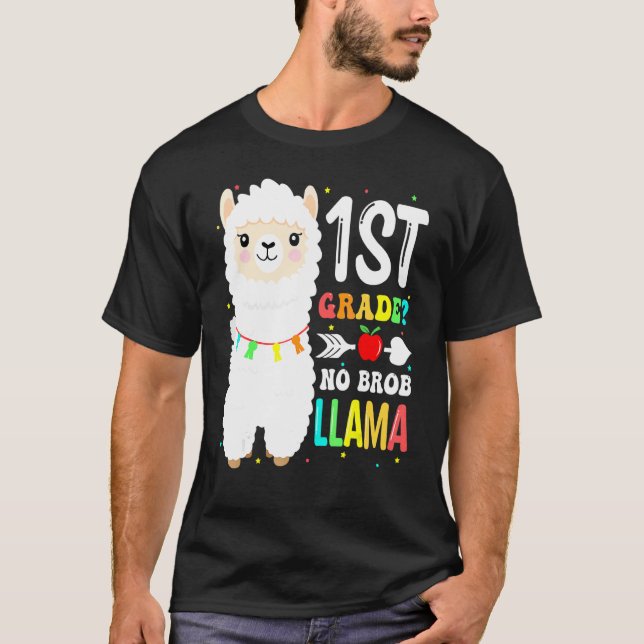 1. Klasse Lehrer Student Zurück zur Schule Nr. Pro T-Shirt (Vorderseite)