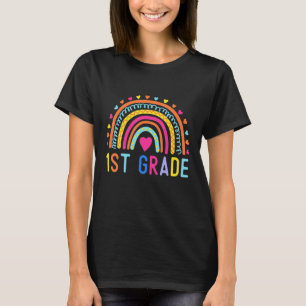 1. Klasse Rainbow Girls Boys Teacher Hallo Erste G T-Shirt
