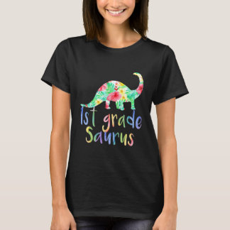 1. Klasse Saurus Floral Dinosaurier T-Shirt