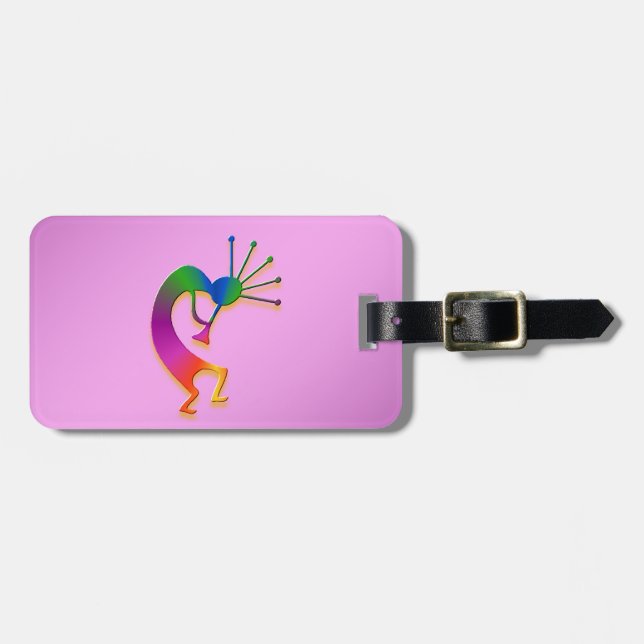 1 Kokopelli #31 Gepäckanhänger (Vorderseite horizontal)