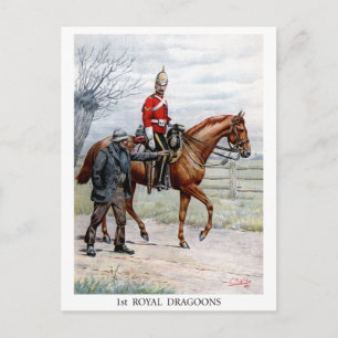 1. Königliche Dragoner Postkarte