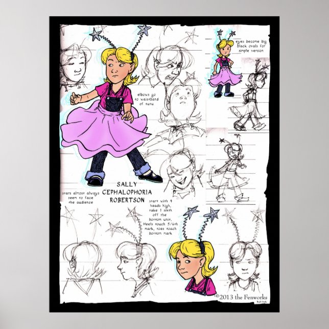 1. Kontaktformular für Sally Robertson Poster (Vorne)