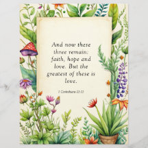 1 Korinthen 13:13 Christliches Bibelverse