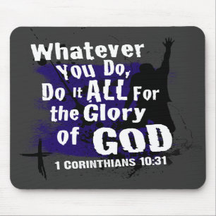 1 Korinther-10:31 Mousepad