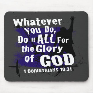 1 Korinther-10:31 Mousepad
