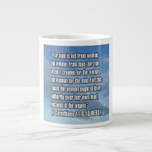 1 Korinther 11:8-10 WEBU-Tasse