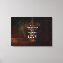 1 Korinther 13:13 Bibelverse Zitat über LIEBE