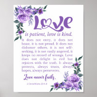 1 Korinther 13:4-8 Liebe Patienten Lila