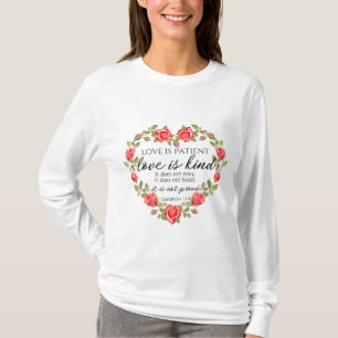 1 Korinther 13:4 Liebe ist Patient T-Shirt