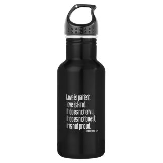 1 Korinther-13:4 Trinkflasche
