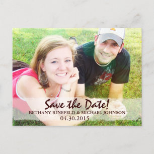 1 Korinther 13 Foto Rett-the-Date Postkarte