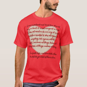 1 Korinther 13 Liebe ist1 T-Shirt