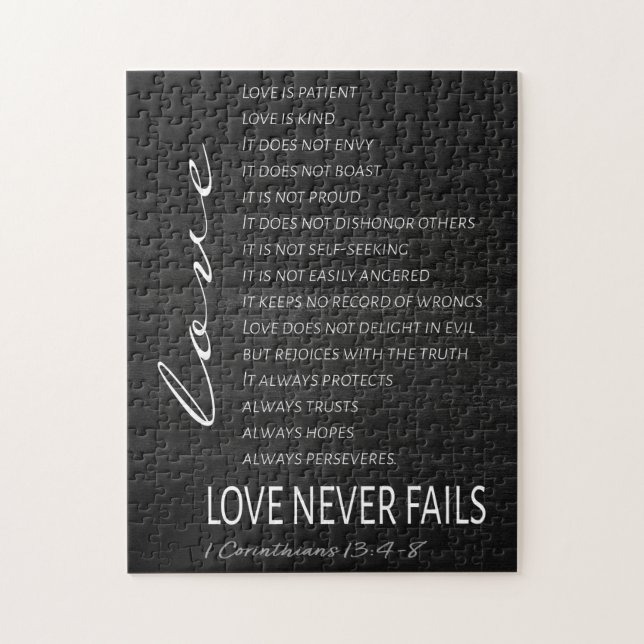 1 Korinther 13 Liebe ist Bibelverse (Vertikal)