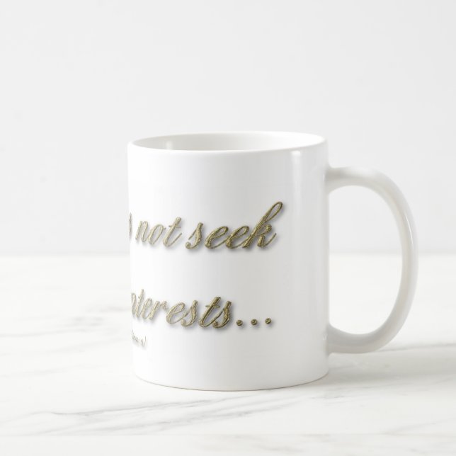 1 Korinther 13 - Liebe sucht kein Eigeninteresse Kaffeetasse (Rechts)